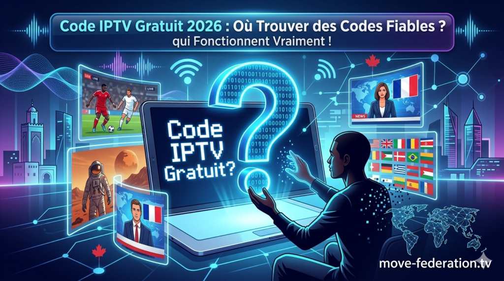 Code IPTV Gratuit 2026 : Top Sources et Codes Fiable