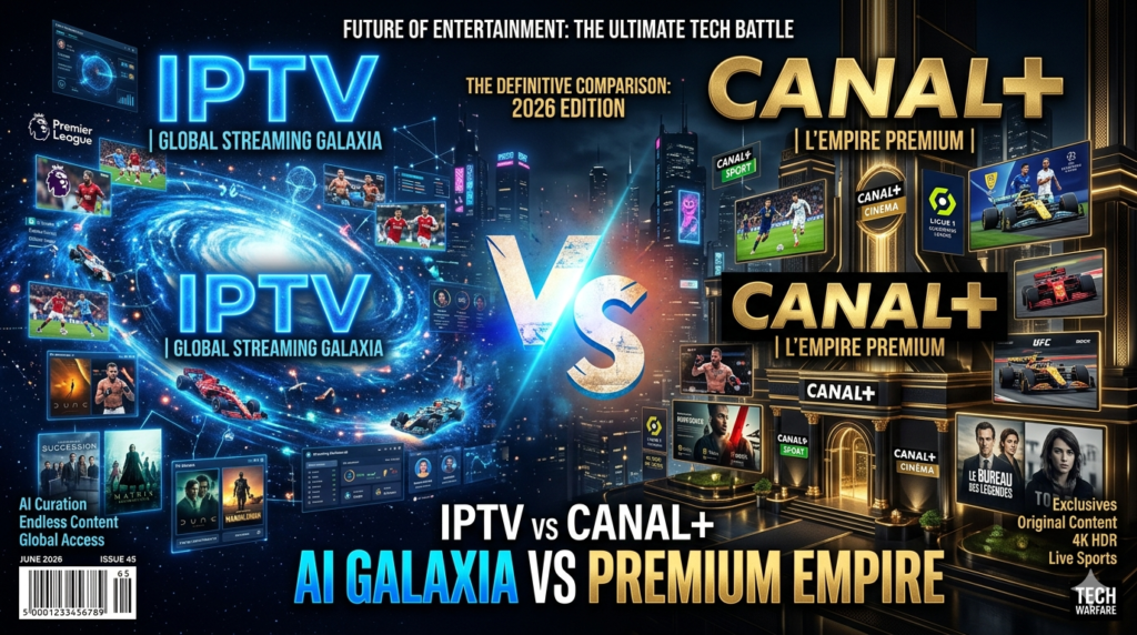 IPTV vs Canal+ : Comparatif Complet 2026 — Prix, Chaînes, Sport