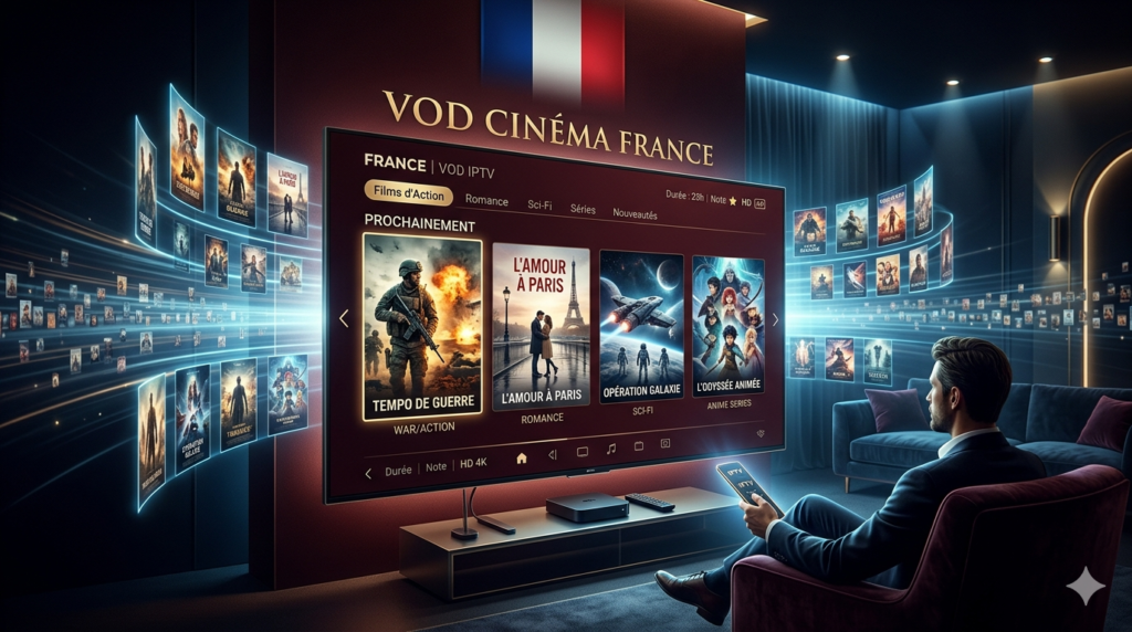 IPTV VOD France : Films & Séries en Streaming Illimité 2026
