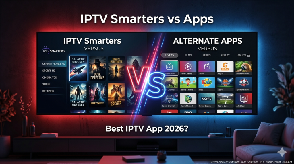 IPTV Smarters vs Autres Apps IPTV : Quelle est la meilleure ? (2026)