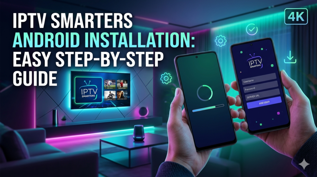 IPTV Smarters Android : 2 Conseils pour Installer Facilement