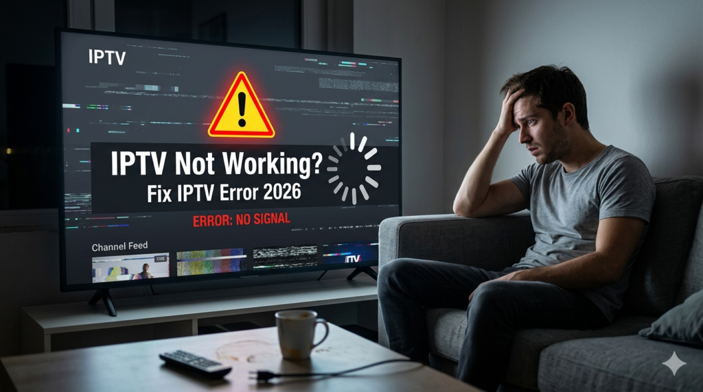 IPTV Abonnement ne fonctionne pas ? Solutions France 2026